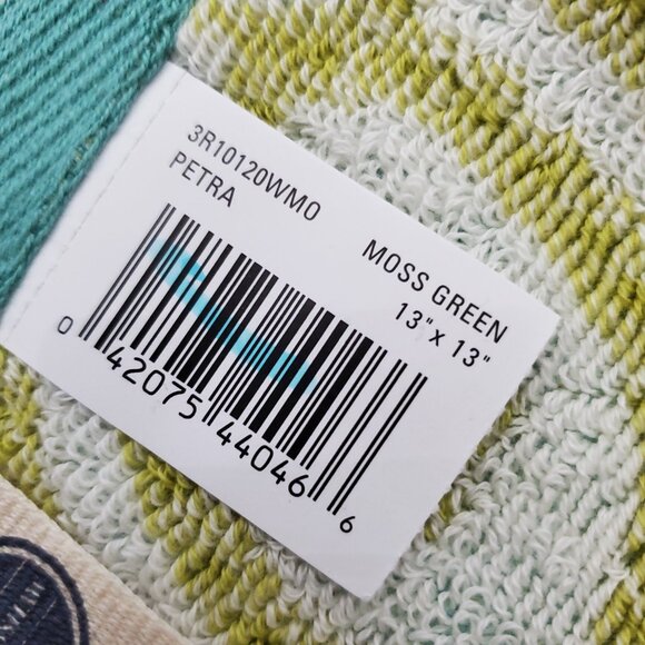 John Robshaw Petra Three-Yarn Dyed Jacquard Fringe 3 Piece Towel Set - New - Picture 9 of 16